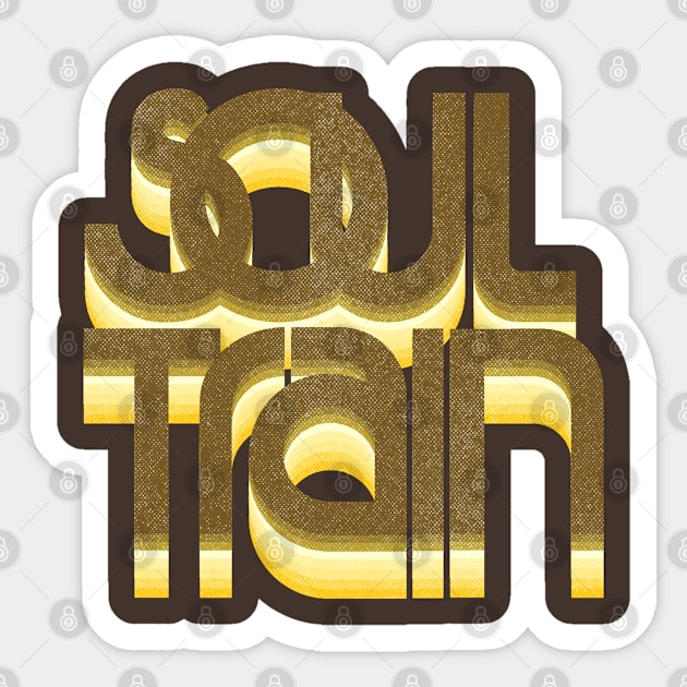 SOUL TRAIN - RETRO COLOR Sticker by pasmantab